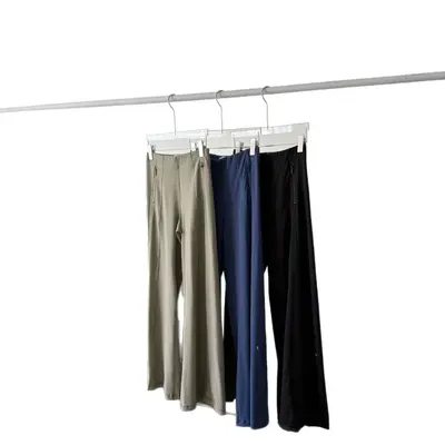 Lu high-waist wide-leg yoga pants lightweight soft comfortable - 5