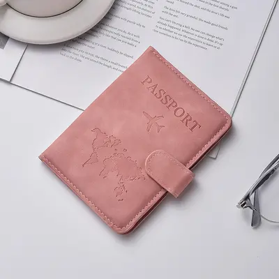 Passport cover, PU leather, magnetic closure, color-changing - 11