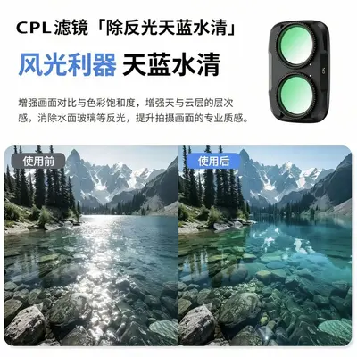 UV Protection Lens Filter for DJI Osmo Pocket 4 / 4P, Anti-Fog - 11