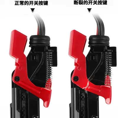 Power Switch Button for Dyson V10/V11 Vacuum, Red - 4