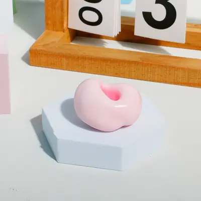TPR Hollow Ball Handmade Squeeze Toy, DIY Stress Ball - 12