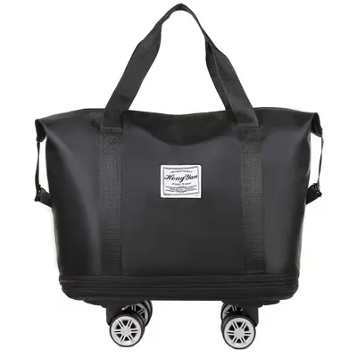 Erweiterbare Reisetasche mit Universalrädern, großes Fassungsvermögen, Damen-Nasswäsche-Trennaufbewahrung, Geschäftsreise-Fitnesstasche, Universitäts-Reisetasche - 8
