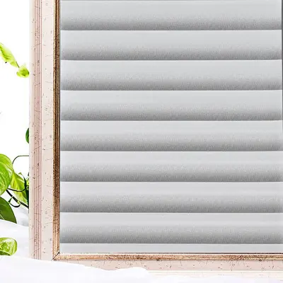 Fenster-Milchglasfolie halbtransparente undurchsichtige Glasaufkleber Badezimmer Bad Anti-Spionage-Datenschutz-Glasaufkleber - 8