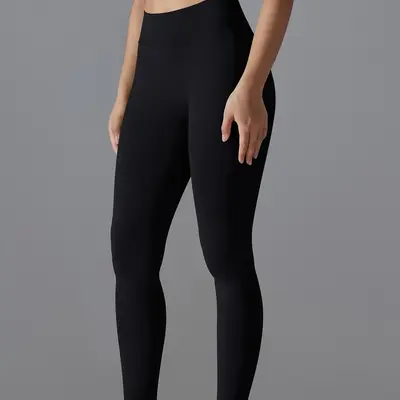 Seamless V-Back Peach Hip Training Leggings for Running - 2