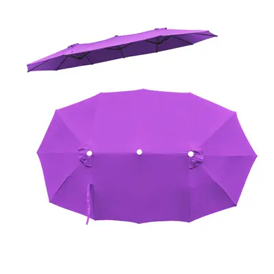 Replacement Canopy Fabric for Three-Arm Parasol, UV Protection for Garden and Outdoor - 6