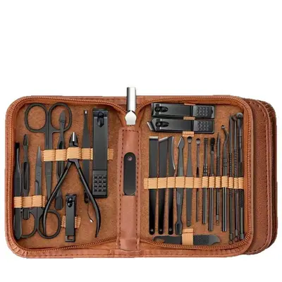 Manicure pedicure set stainless steel 26 pieces