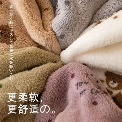 2025新款跨境洗脸毛巾吸水柔软不易掉毛包边毛巾洗澡浴巾套装 - 3