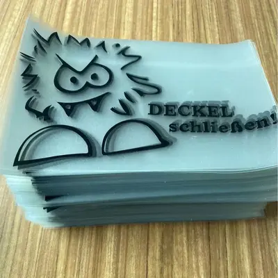 Wasserdichter abziehbarer Toilettendeckel-Dekoraufkleber, AL2766