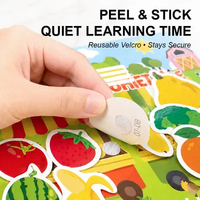 Children's Busy Book, Quiet Book with Cognitive Cards, Early Learning
