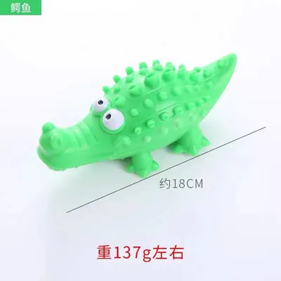 Q-monster啃咬玩具动物造型耐咬磨牙洁齿互动玩乐宠物玩具 - 7