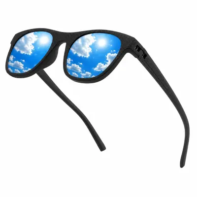 Full-Frame Men's Sunglasses, Spring Hinges, Polarized