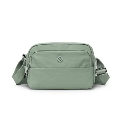 Women's Shoulder Bag, Water-Repellent Nylon Small Square Bag - 7