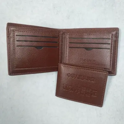 Multi-Card Slot PU Leather Men's Short Business Wallet with Driver's License Slot - 3