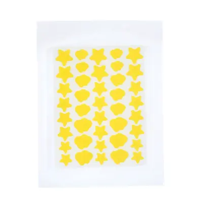 Hydrocolloid Acne Patch with Cartoon Star Design and Essential Oil - 6