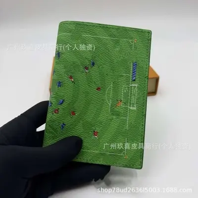Genuine leather passport holder multi-functional card wallet - 2