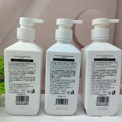Small Square Bottle Shampoo, Deep Nourishing, Anti-Dandruff and Oil Control - 2