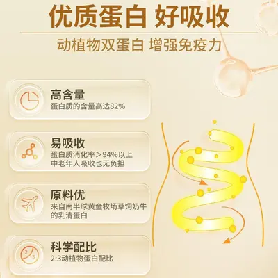 汤臣倍健星钻蛋白质粉礼盒蛋白粉中老年人营养粉送礼男女官方正品