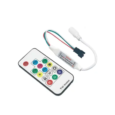 5V12V24V ışık şeridi fantom denetleyici 24 tuşlu Baolian lamba Bluetooth RGB dimmer renkli LED ışık şeridi kontrolü - 12