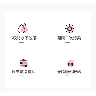 Shunaimei Патчи от прыщей 36 шт невидимые патчи для маскировки прыщей для дневного и ночного использования патчи от шрамов и пятен от акне дропшиппинг - 4