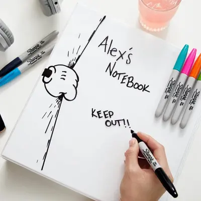 Sharpie 30001 Permanentmarker, wischfest und lichtecht - 5