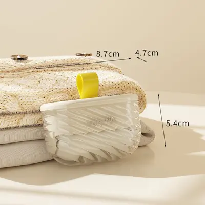 Portable mini lint roller, washable, travel size - 7