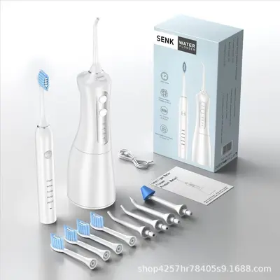 Portable Electric Water Flosser and Electric Toothbrush, Waterproof - 4