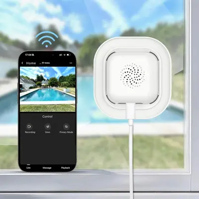 爆款2K窗户摄像头WiFi 5g双频黑光监控高清无线室内Window Camera - 3