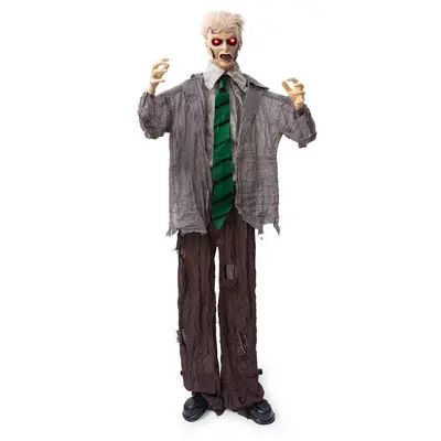 Halloween Electric Swinging Ghost Zombie Decoration Prop