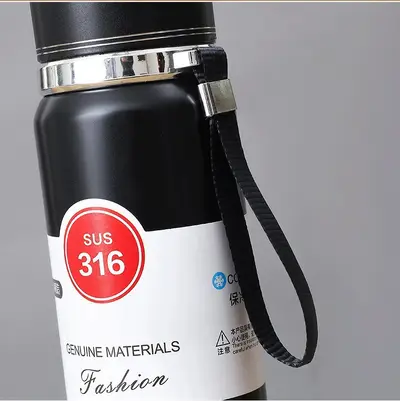 Stainless Steel Thermos Sun Flask Large Capacity Portable Sports Water Bottle
