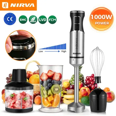 Handheld electric immersion blender for baby food and meat grinding - 7