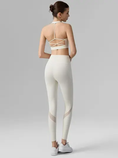 Damen-Fitness-Set zweiteilig, Sport-BH und Yogahose - 6