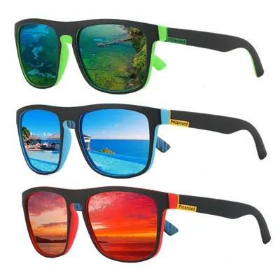 Polarisierte Outdoor-Radbrille für Herren, Retro-Sport, UV-Schutz, D731