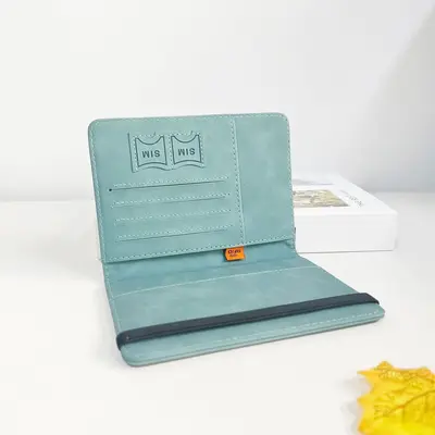 Sınır ötesi PU deri kartlık pasaportluk RFID pasaport çantası kılıfı Seyahat cüzdanı çok fonksiyonlu belge çantası toptan