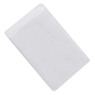 Anti-Magnetic Transparent ID Card Holder with Neck Strap and Bus Card Slot
