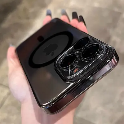 iPhone 17 Pro İçin Şeffaf Manyetik Telefon Kılıfı, Lens Koruyucu - 8