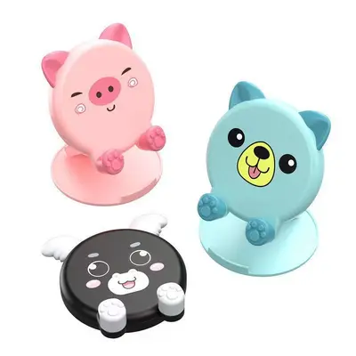 Cross-border New Cartoon Mobile Phone Stand Portable Adjustable Lift Foldable Tablet Stand Lazy Artifact Animal