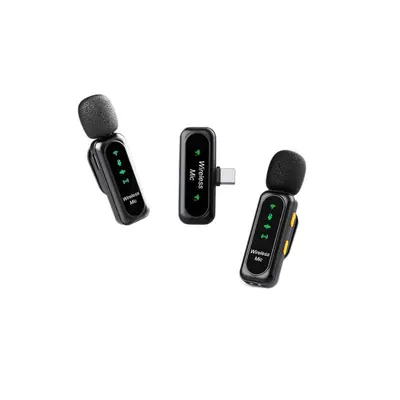 Grenzüberschreitiges Mini-Funkhals-Mikrofon mit digitalem Display-Ladeschacht für Live-Videoaufnahmen, Rauschunterdrückung und Funk-Lavaliermikrofon - 7