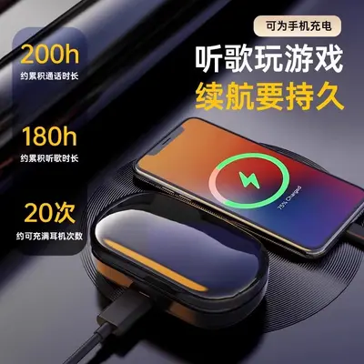 GT808 Bluetooth Kulaklık Açık Kulak Kablosuz Spor Uzun Pil Ömrü
