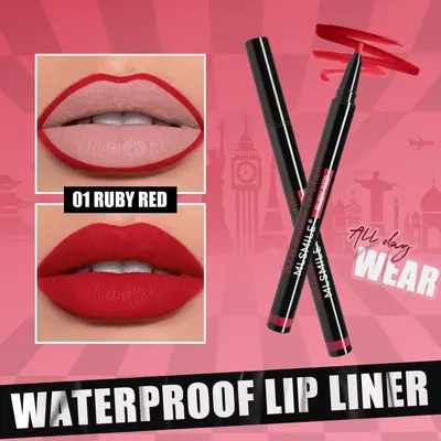 Wasserfester matter flüssiger Lippenstift, langanhaltend, nicht abfärbend
