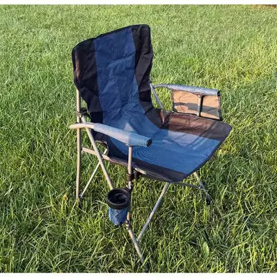 Portable Folding Camping Chair with Armrests for Outdoor Use - 9