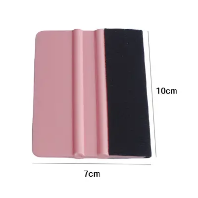 Car Film Application Tool, Felt-Edged Plastic Squeegee - 11