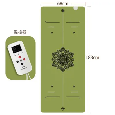 Grafen ısıtmalı yoga matı, elektrikli, kaymaz - 7