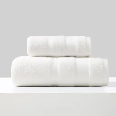 Bath towel set, 100% cotton, thick - 10