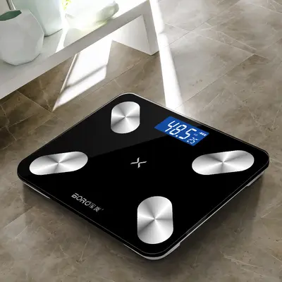 Bluetooth Akıllı Vücut Yağ Ölçer Tartı, Şarj Edilebilir, Sesli Uygulama - 10