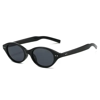 Women's Cat-Eye Sunglasses, Small Round Retro Frame - 7