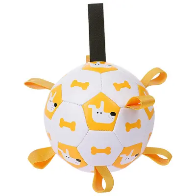 Interactive Football Dog Toy for Outdoor Use, Bite-Resistant - 6
