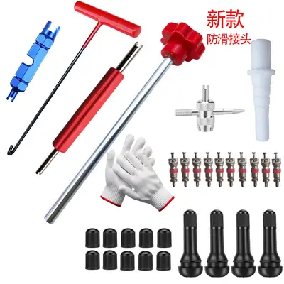 Tire Valve Removal and Installation Tool Kit, Tire Repair Tool - 11