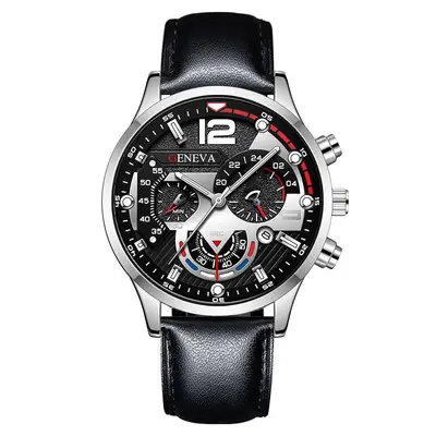 Men's quartz watch six-hand calendar luminous - 6