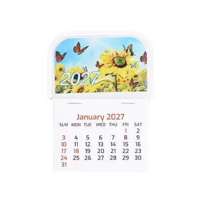 PVC Desk Pad with Adhesive Pocket and Desk Calendar, Executive Desk Mat, Customizable Logo - 11