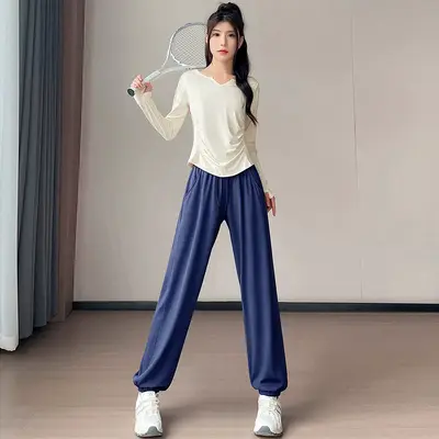 Kadın spor takımı sonbahar hızlı kuruyan pilates yoga pantolon - 11